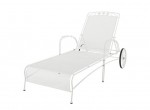 Wheeled Leaf Sunlounger