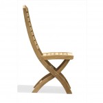 Superior Teak Folding Side Chair 1838