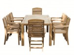Superior Teak 240x110 Outdoor Table 1823