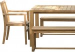 Backless Teak Bench 180cm 1834