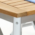 Teak & Aluminum Rectangular 180cm Table 1976