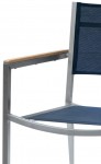 Stainless Steel Textilene  Stackable Chair 1722