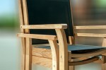 Stackable Teak & Textilene Armchair 1847