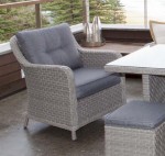 Outdoor Poly Wicker Dining Setting