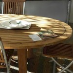 Solid Burmese Teak 260cm Oval Deck Table