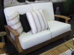 Teak & Cushion 2 Seater Sofa 1852