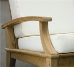 Teak & Cushion 2 Seater Sofa 1852