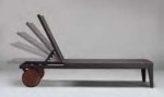 Wheeled Sunlounger WR-LG-003