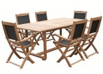 Superior Teak Extension Table 150to200x100cm 1818