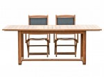 Superior Teak Extension Table 150to200x100cm 1818