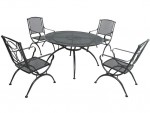 Punched Steel Round 140cm Table 5435