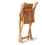 Folding Superior Teak Arctop Dining Chair