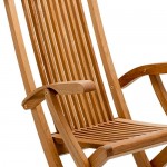 Superior Teak Folding Stringer Chair 8080