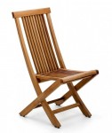 Superior Teak Folding Stringer Chair 8080