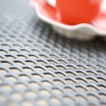 150cm Round Steel Outdoor Dining Table