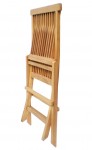 Superior Teak Folding Slat Chair