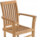 Superior Teak Paisley Armchair