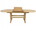 Outdoor Teak Oval Extension Table 160to220cm 890A