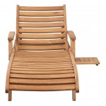 Teak Luxury Sunlounger