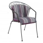 Steel Dining Armchair