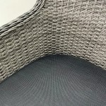 Poly Wicker Outdoor Dining Armchair