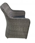 Poly Wicker Outdoor Dining Armchair